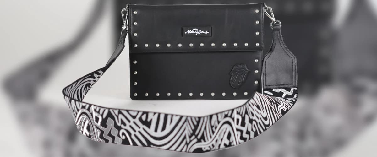 The Rolling Stones & Merch.com Leather Clutch Collaboration