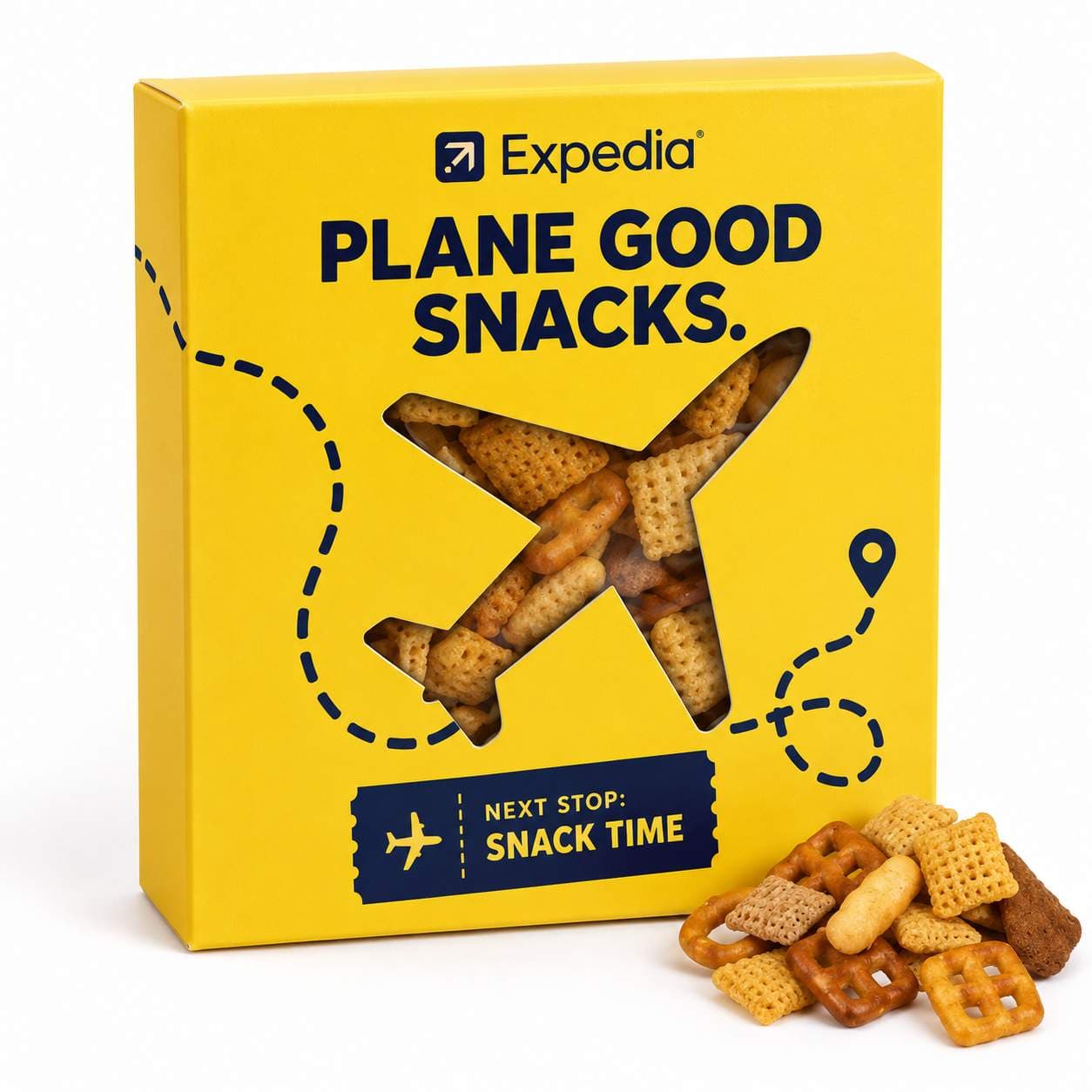 Plane Window Box with Chex® Mix